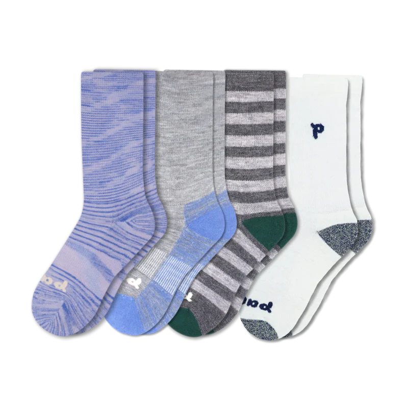4 Pack - Women's Crew Pacas Socks 61 4 Pack - Women's Crew Pacas Socks