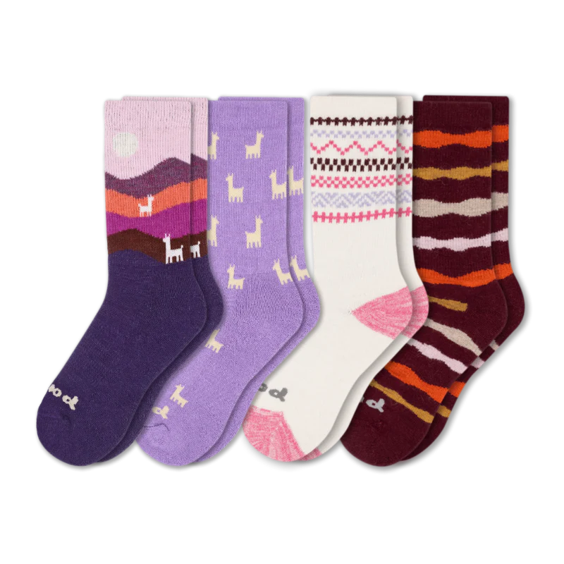 4 Pack - Women's Crew Pacas Socks 62 4 Pack - Women's Crew Pacas Socks