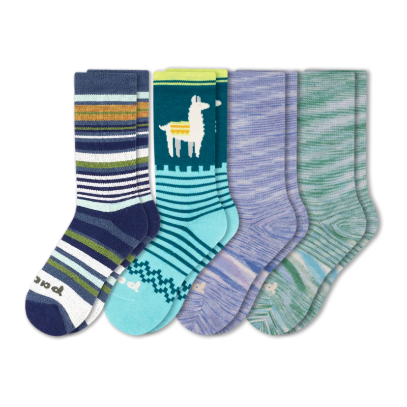 4 Pack - Women's Crew Pacas Socks 63 4 Pack - Women's Crew Pacas Socks