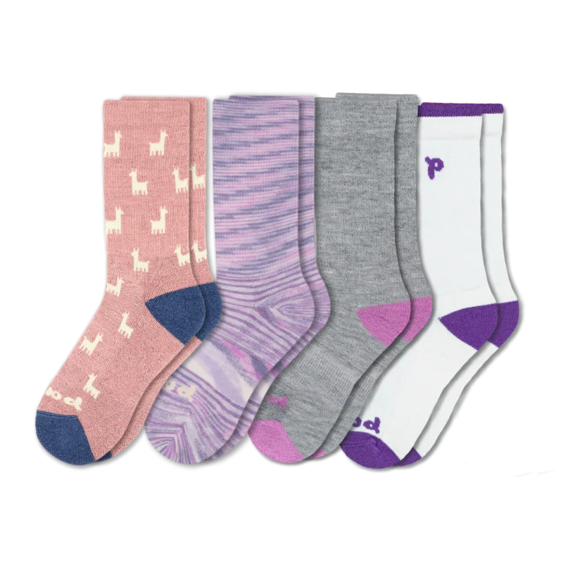 4 Pack - Women's Crew Pacas Socks 65 4 Pack - Women's Crew Pacas Socks