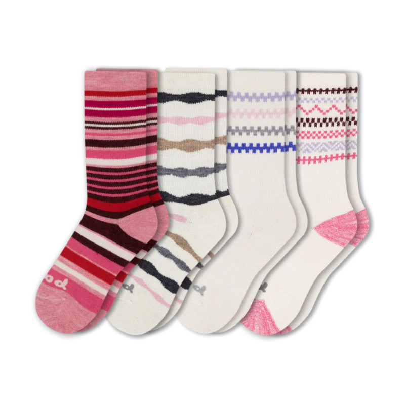 4 Pack - Women's Crew Pacas Socks 72 4 Pack - Women's Crew Pacas Socks