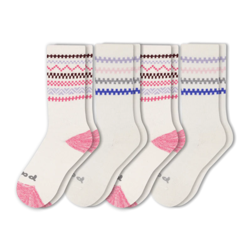 4 Pack - Women's Crew Pacas Socks 77 4 Pack - Women's Crew Pacas Socks