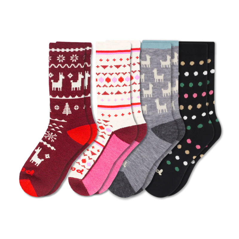 4 Pack - Women's Crew Pacas Socks 79 4 Pack - Women's Crew Pacas Socks