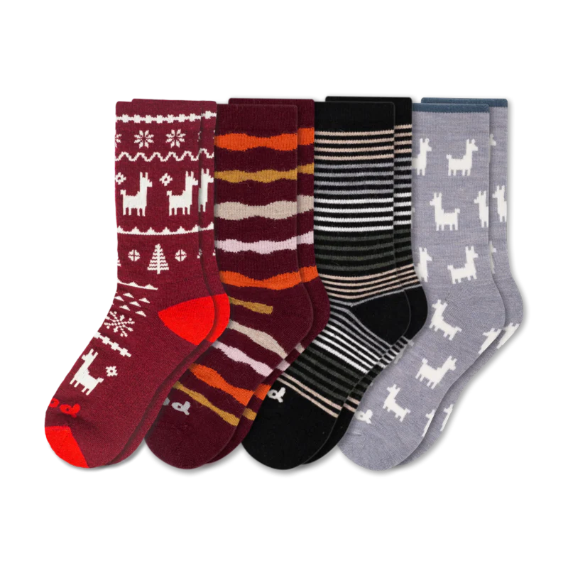 4 Pack - Women's Crew Pacas Socks 81 4 Pack - Women's Crew Pacas Socks