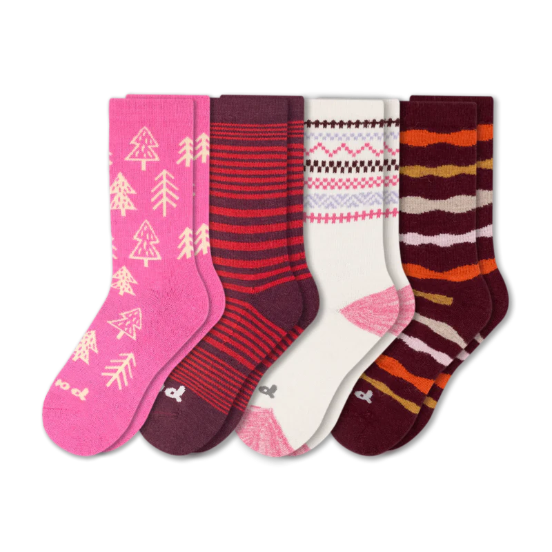 4 Pack - Women's Crew Pacas Socks 85 4 Pack - Women's Crew Pacas Socks