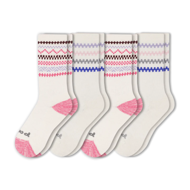4 Pack - Women's Crew Pacas Socks 86 4 Pack - Women's Crew Pacas Socks