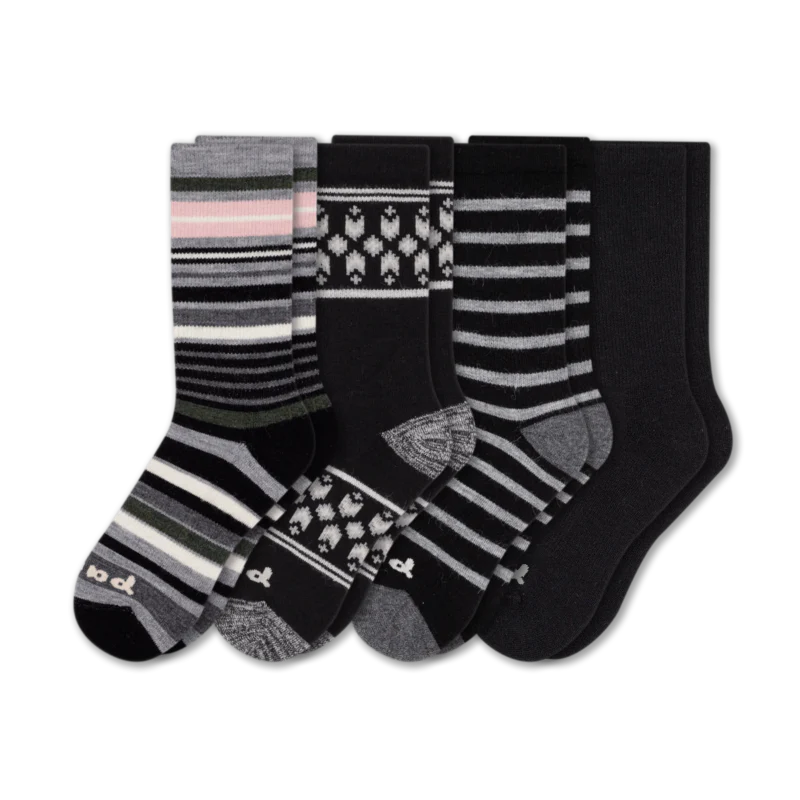 4 Pack - Women's Crew Pacas Socks 88 4 Pack - Women's Crew Pacas Socks