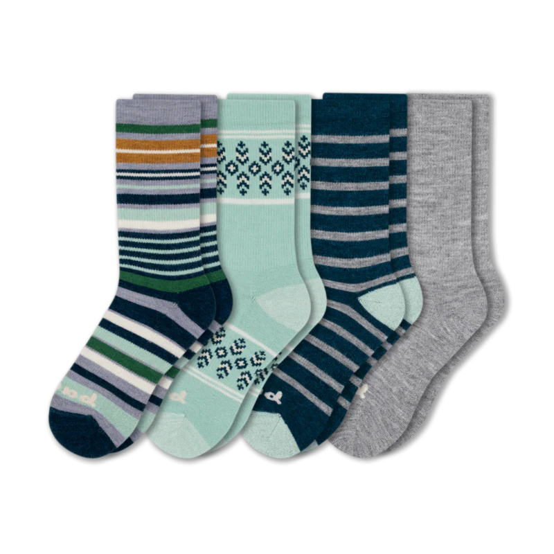 4 Pack - Women's Crew Pacas Socks 89 4 Pack - Women's Crew Pacas Socks