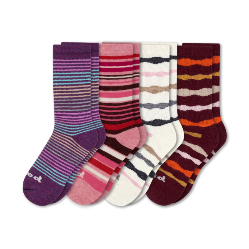 4 Pack - Women's Crew Pacas Socks 96 4 Pack - Women's Crew Pacas Socks