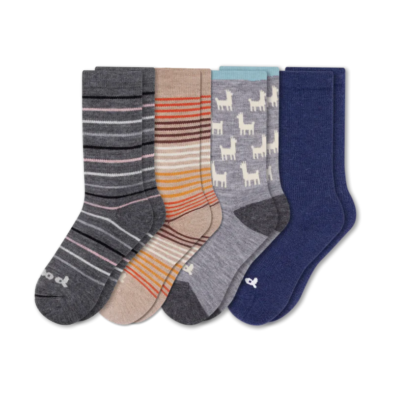 4 Pack - Women's Crew Pacas Socks 98 4 Pack - Women's Crew Pacas Socks