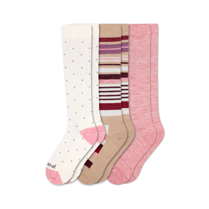 3 Pack - Women's Compression Socks 22 3 Pack - Women's Compression Socks