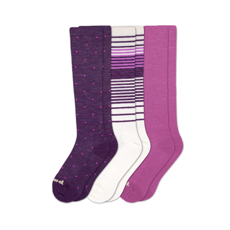 3 Pack - Women's Compression Socks 25 3 Pack - Women's Compression Socks