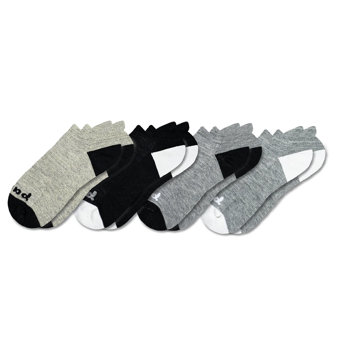 4 Pack - Men's Low Cut Pacas Socks
