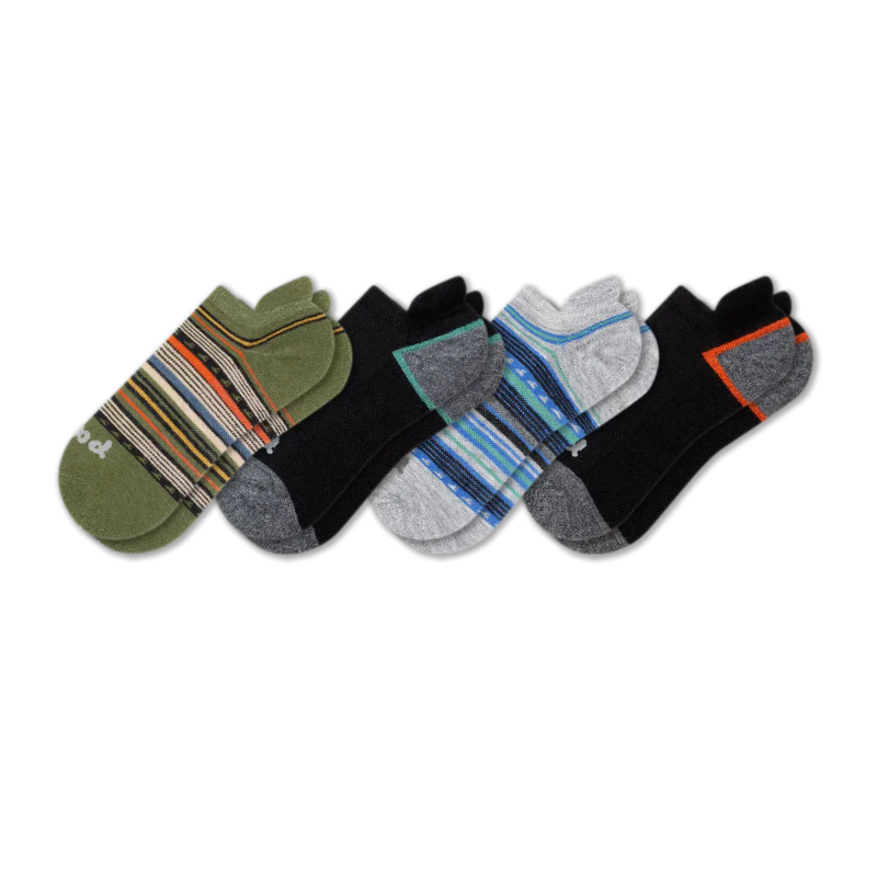 4 Pack - Men's Low Cut Pacas Socks