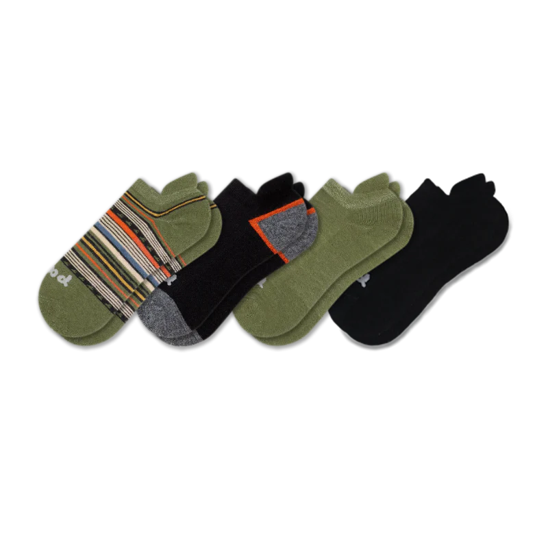 4 Pack - Men's Low Cut Pacas Socks