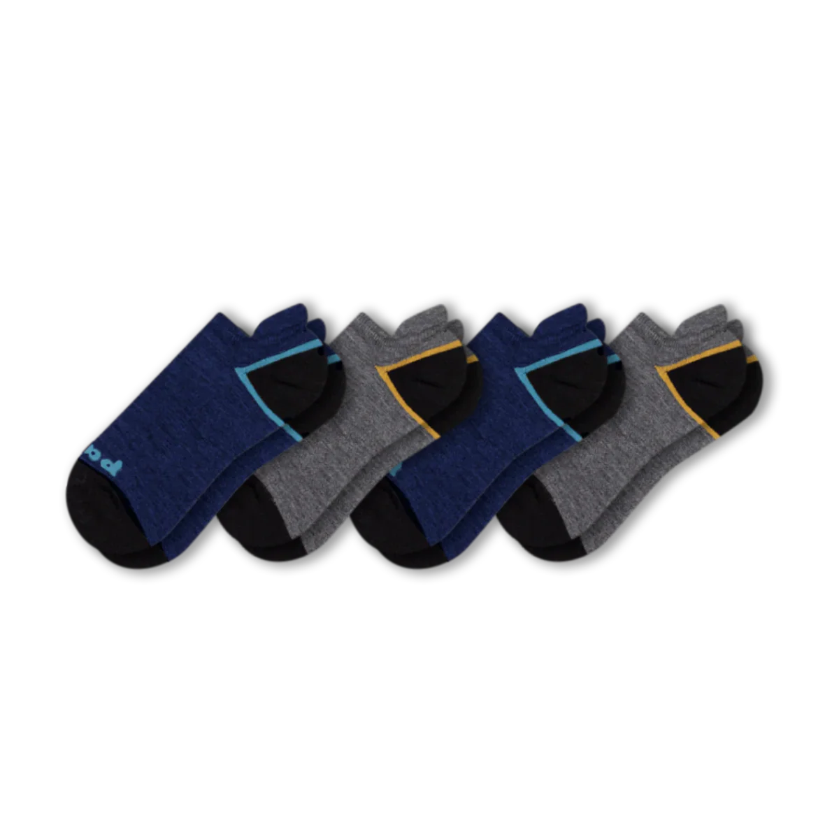 4 Pack - Men's Low Cut Pacas Socks