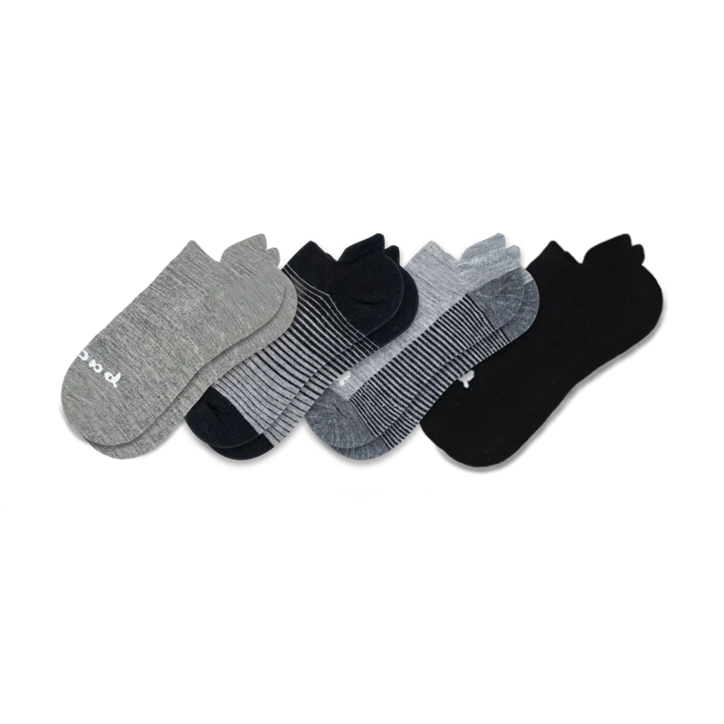 4 Pack - Men's Low Cut Pacas Socks