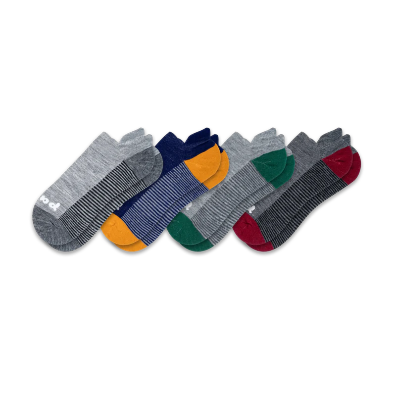 4 Pack - Men's Low Cut Pacas Socks