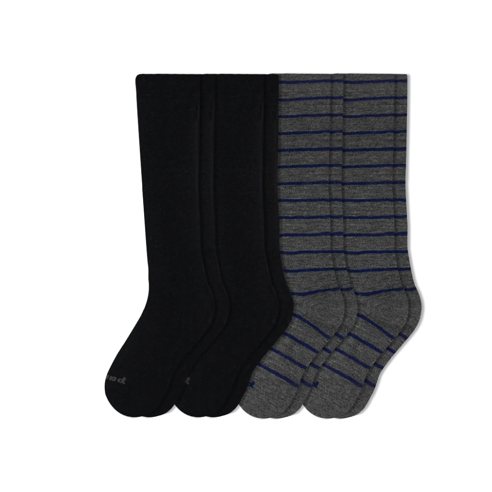 4 Pack - Men's Compression Socks