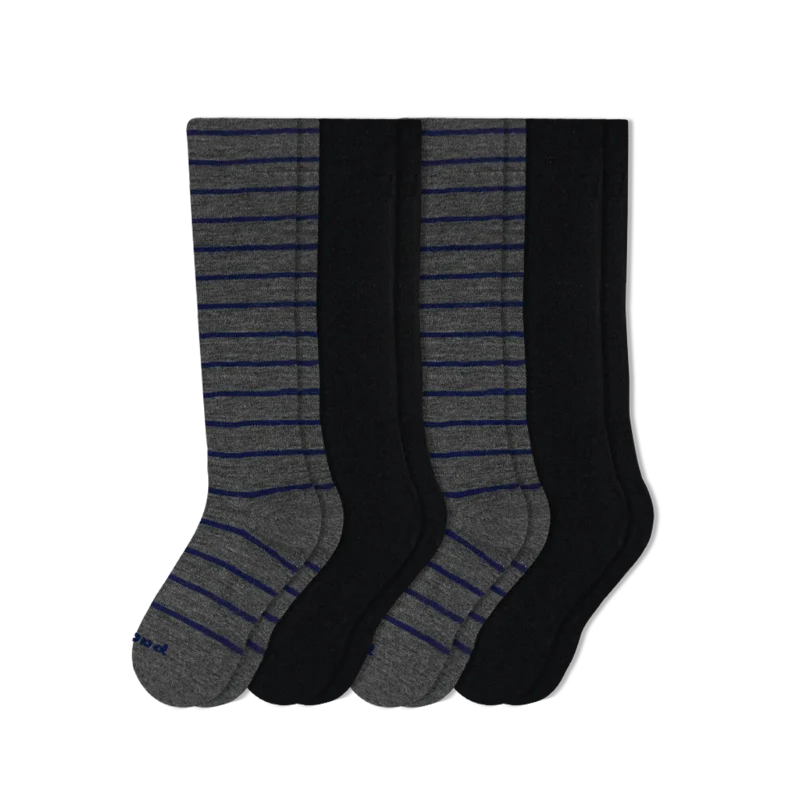 4 Pack - Men's Compression Socks