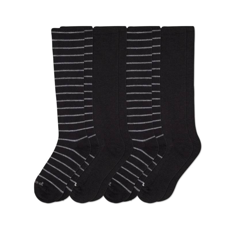 4 Pack - Men's Compression Socks