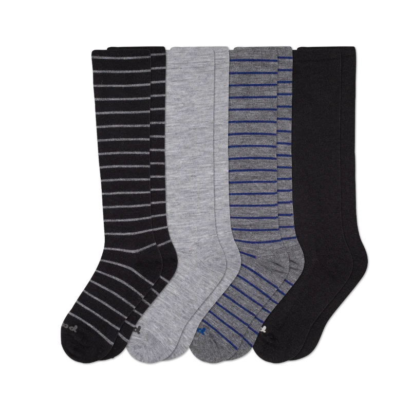 4 Pack - Men's Compression Socks