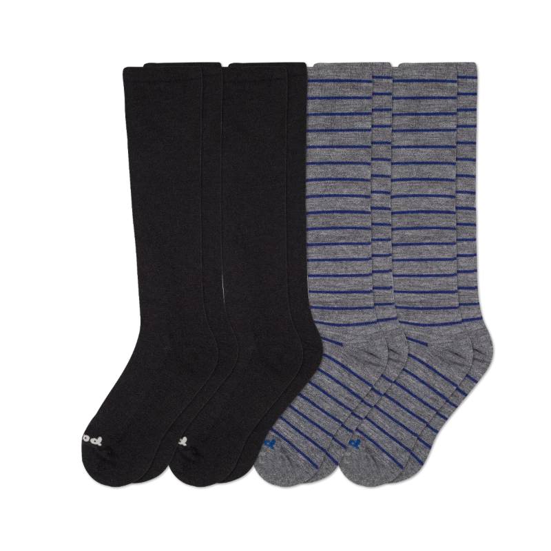 4 Pack - Men's Compression Socks