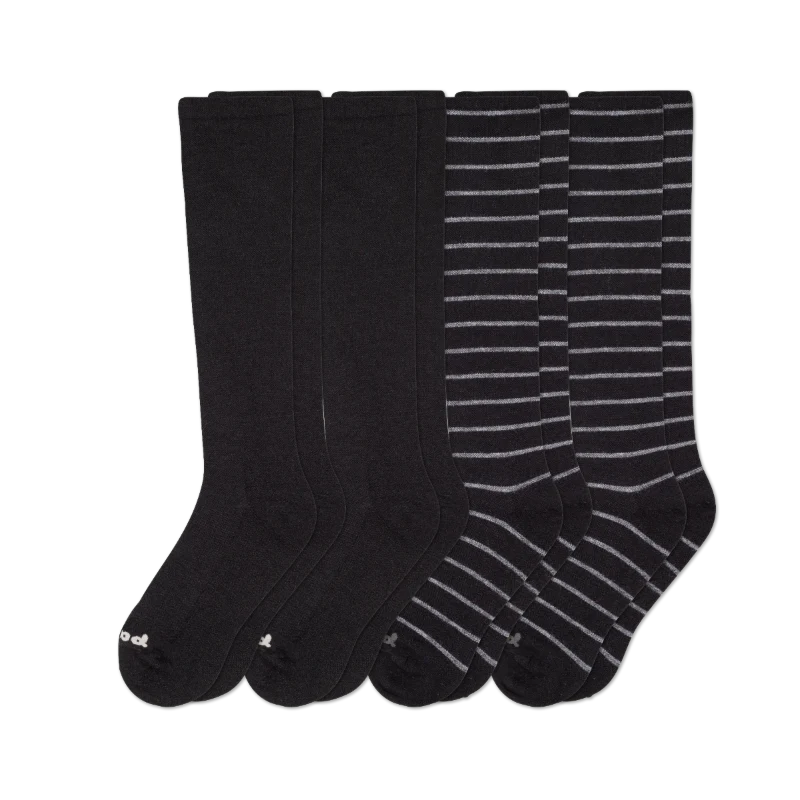 4 Pack - Men's Compression Socks