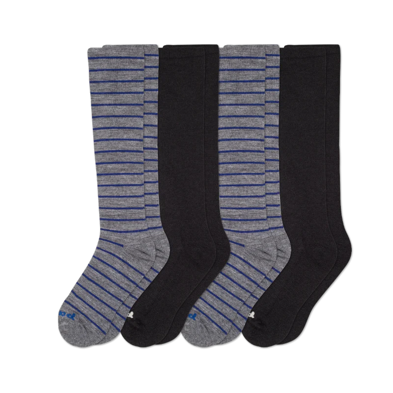 4 Pack - Men's Compression Socks