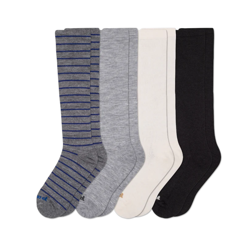 4 Pack - Men's Compression Socks
