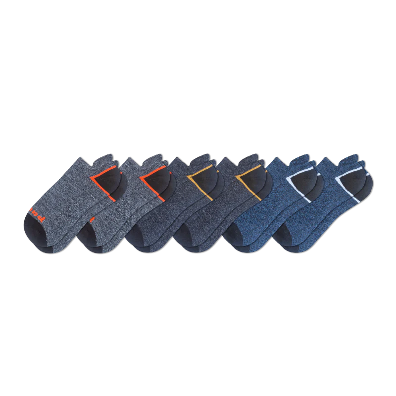 6 Pack - Men's Low Cut Pacas Socks 23 6 Pack - Men's Low Cut Pacas Socks
