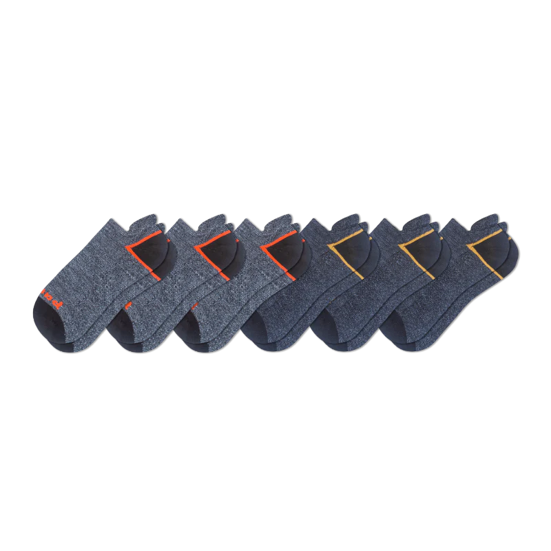 6 Pack - Men's Low Cut Pacas Socks 26 6 Pack - Men's Low Cut Pacas Socks