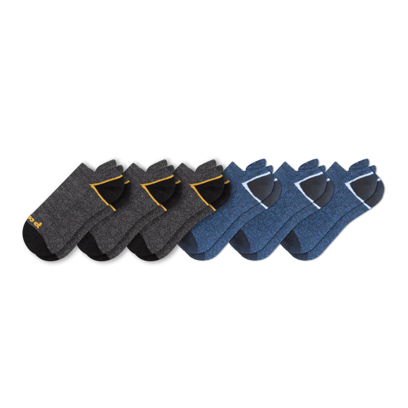 6 Pack - Men's Low Cut Pacas Socks 34 6 Pack - Men's Low Cut Pacas Socks