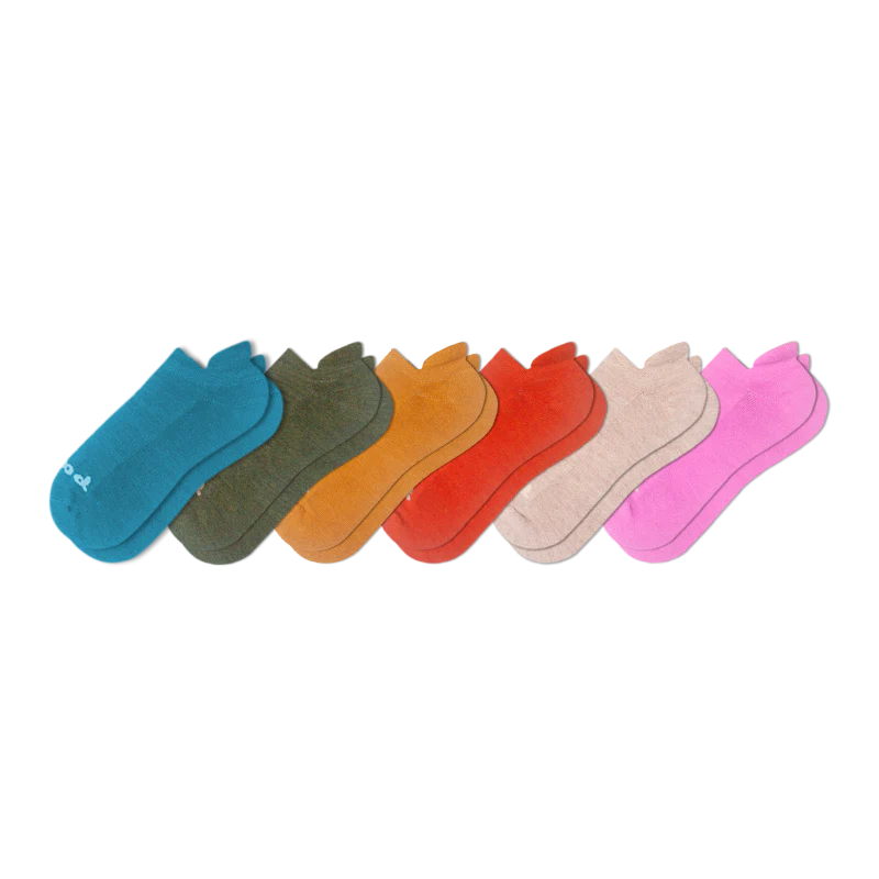 6 Pack - Women's Low Cut Pacas Socks