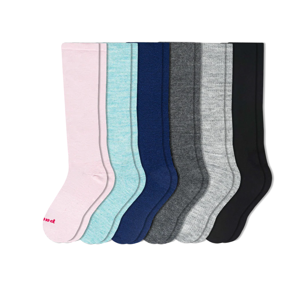 6 Pack - Women's Compression Socks