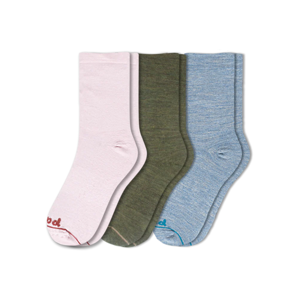 3 Pack - Women's Light-Weight Crew Pacas Socks 11 3 Pack - Women's Light-Weight Crew Pacas Socks