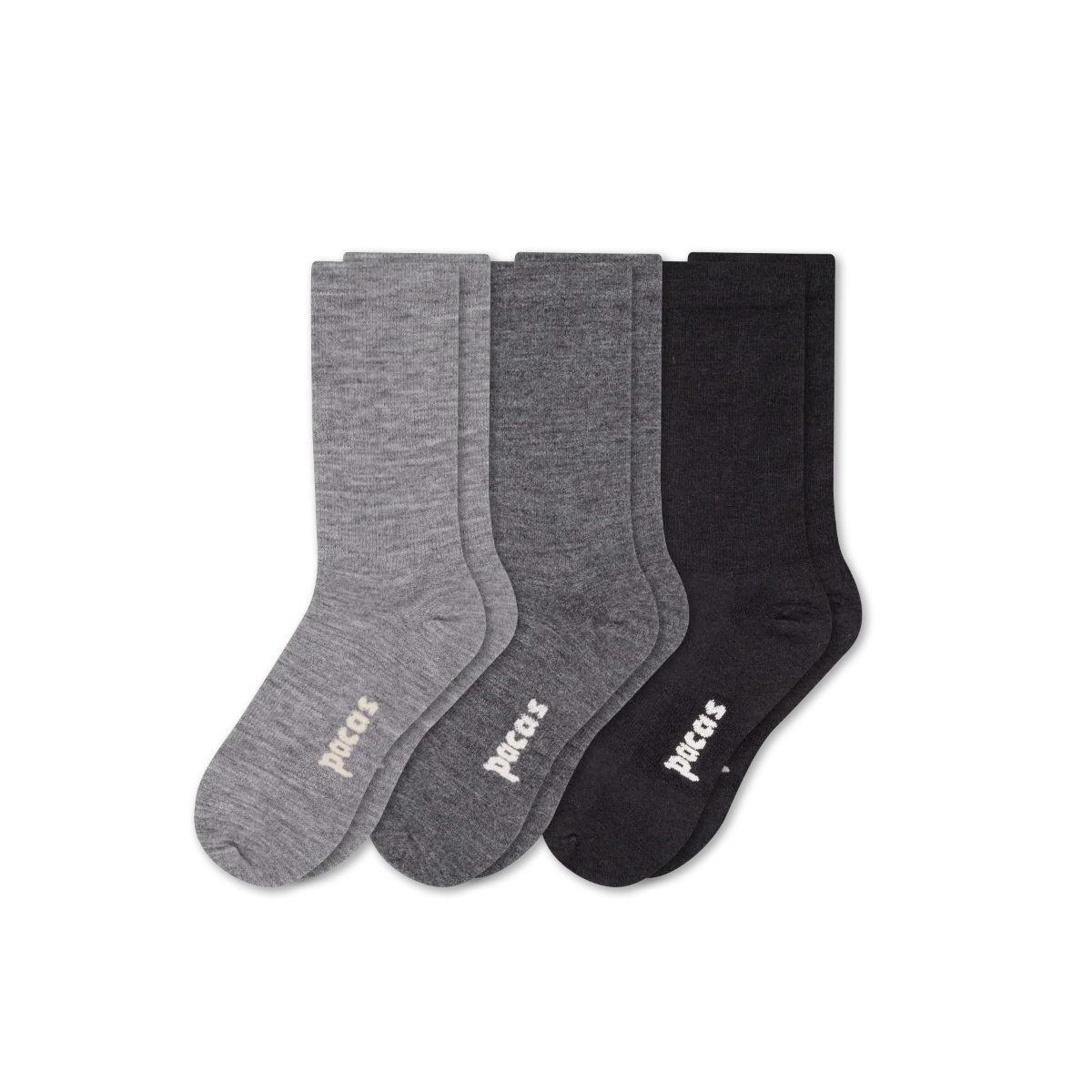 3 Pack - Women's Light-Weight Crew Pacas Socks 14 3 Pack - Women's Light-Weight Crew Pacas Socks