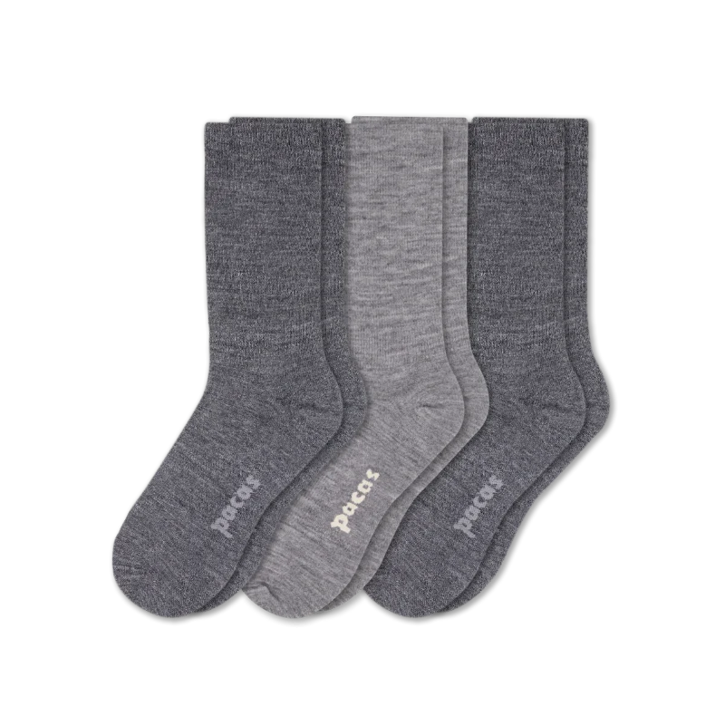 3 Pack - Women's Light-Weight Crew Pacas Socks 152 3 Pack - Women's Light-Weight Crew Pacas Socks