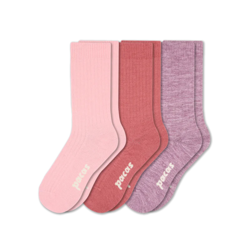 3 Pack - Women's Light-Weight Crew Pacas Socks 172 3 Pack - Women's Light-Weight Crew Pacas Socks