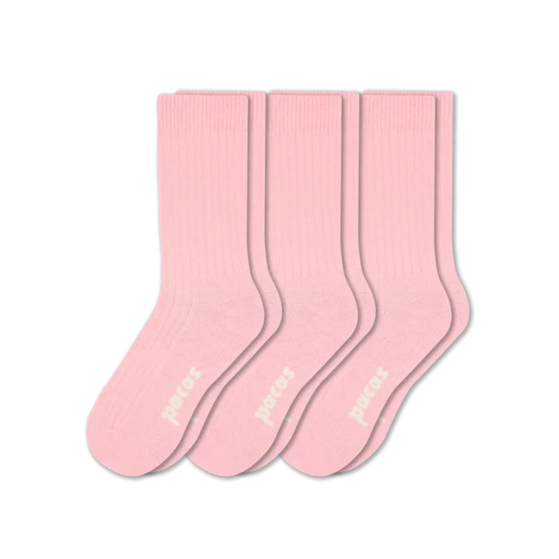 3 Pack - Women's Light-Weight Crew Pacas Socks 191 3 Pack - Women's Light-Weight Crew Pacas Socks