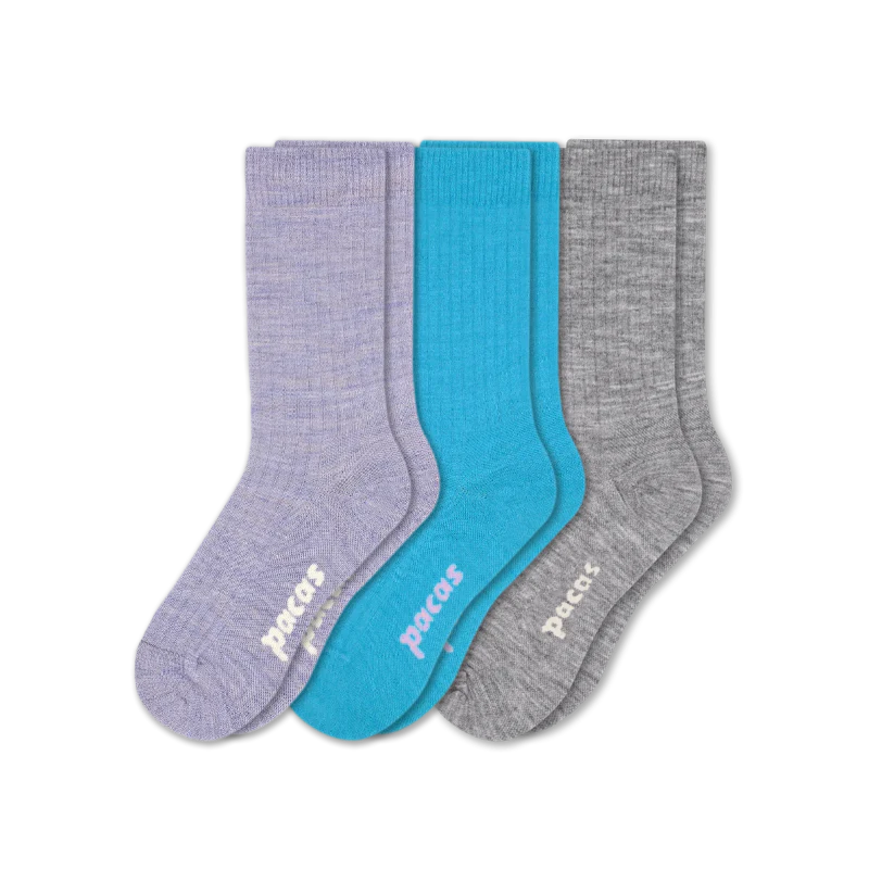 3 Pack - Women's Light-Weight Crew Pacas Socks 199 3 Pack - Women's Light-Weight Crew Pacas Socks