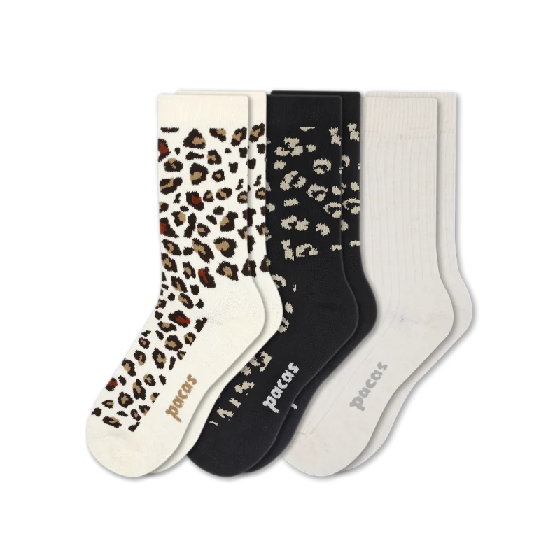 3 Pack - Women's Light-Weight Crew Pacas Socks 243 3 Pack - Women's Light-Weight Crew Pacas Socks