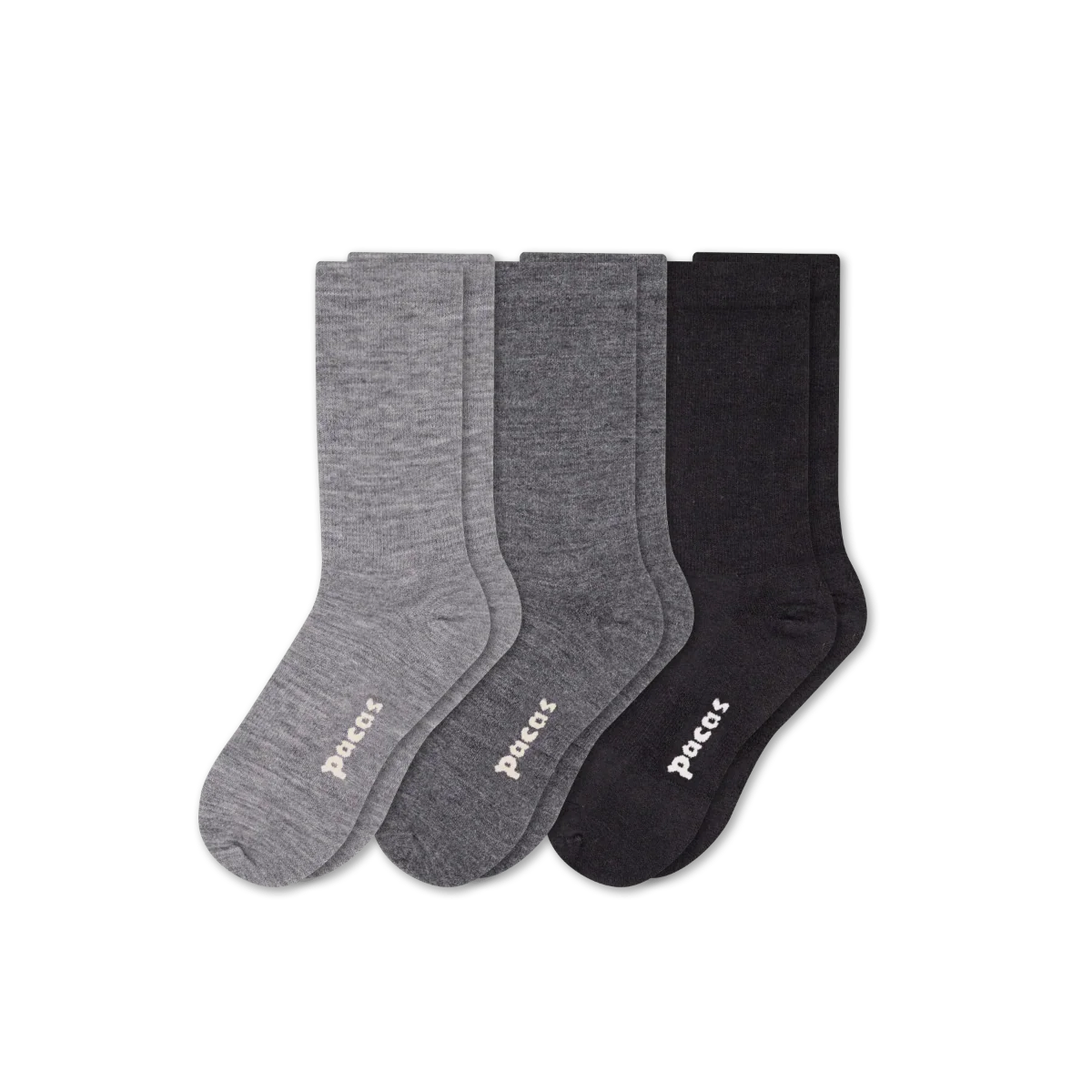 3 Pack - Women's Light-Weight Crew Pacas Socks 26 3 Pack - Women's Light-Weight Crew Pacas Socks