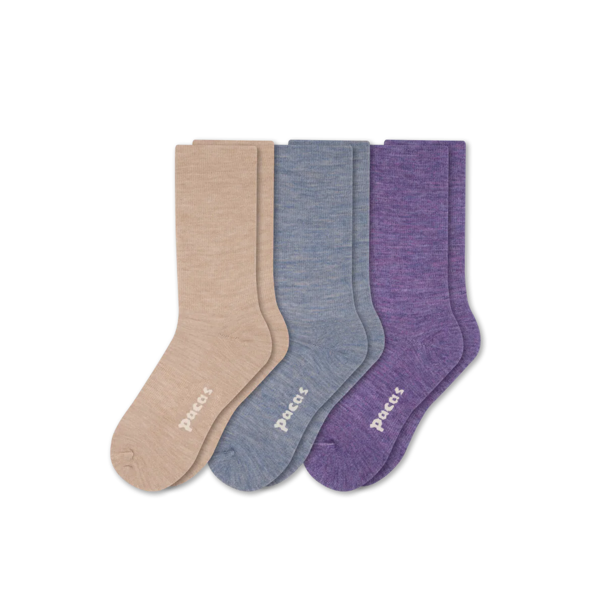 3 Pack - Women's Light-Weight Crew Pacas Socks 31 3 Pack - Women's Light-Weight Crew Pacas Socks