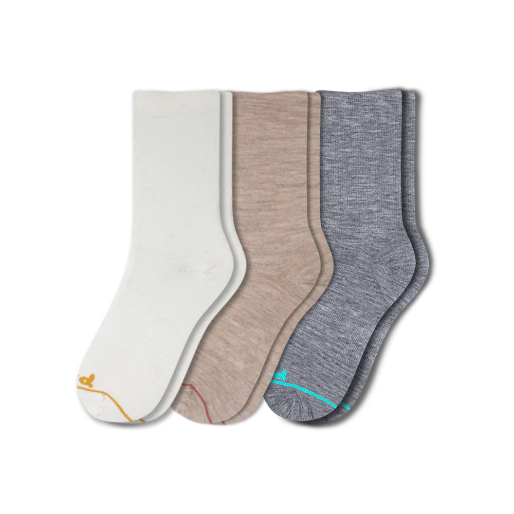 3 Pack - Women's Light-Weight Crew Pacas Socks 4 3 Pack - Women's Light-Weight Crew Pacas Socks