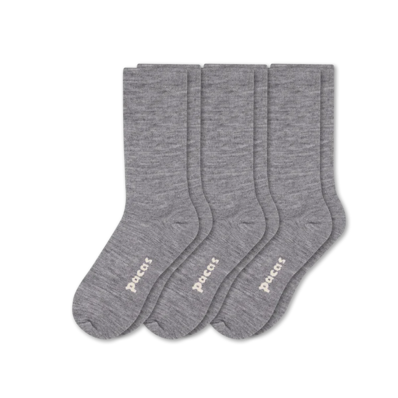 3 Pack - Women's Light-Weight Crew Pacas Socks 61 3 Pack - Women's Light-Weight Crew Pacas Socks