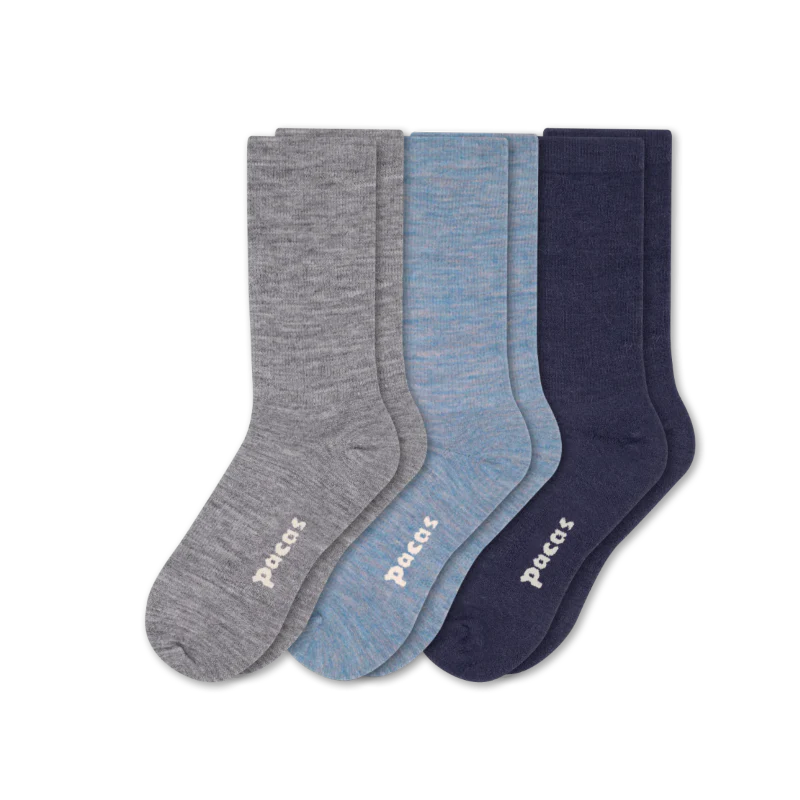 3 Pack - Women's Light-Weight Crew Pacas Socks 98 3 Pack - Women's Light-Weight Crew Pacas Socks