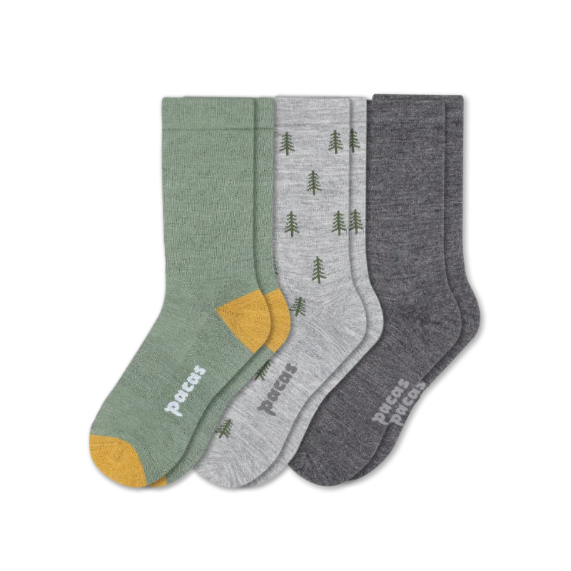 3 Pack - Men's Light-Weight Crew Pacas Socks 115 3 Pack - Men's Light-Weight Crew Pacas Socks
