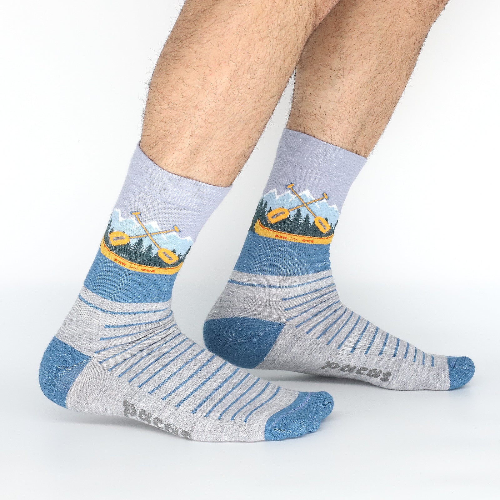 3 Pack - Men's Light-Weight Crew Pacas Socks 120 3 Pack - Men's Light-Weight Crew Pacas Socks