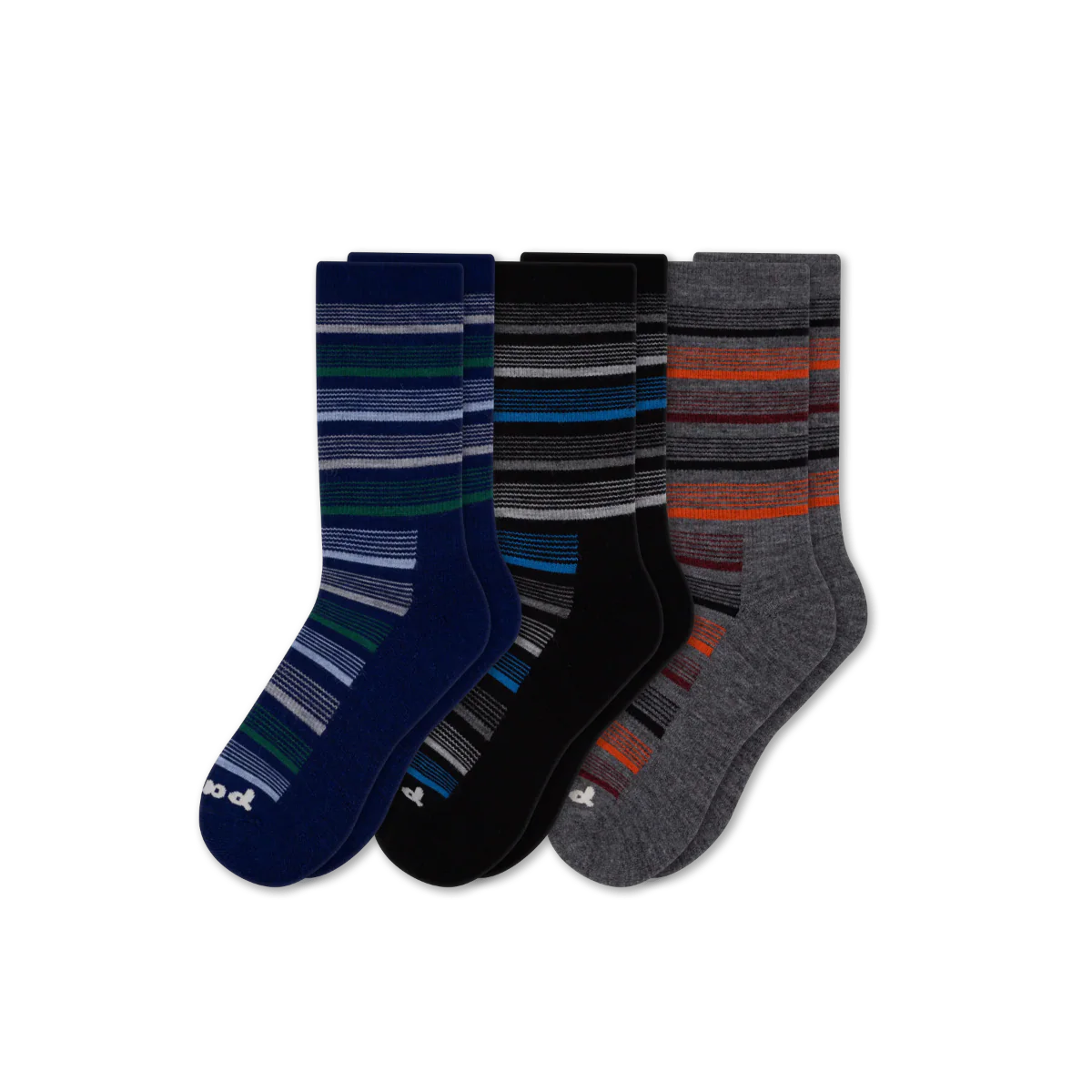 3 Pack - Men's Light-Weight Crew Pacas Socks 26 3 Pack - Men's Light-Weight Crew Pacas Socks